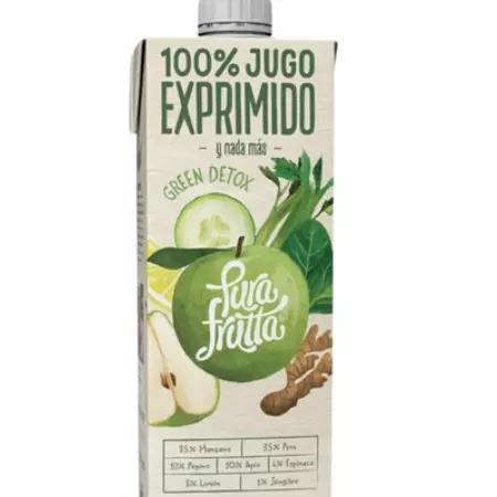 Pura fruta green detox x1L
