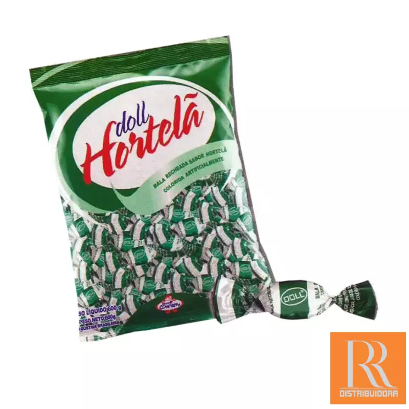 Bala Recheada Hortelã 600g -Confirma