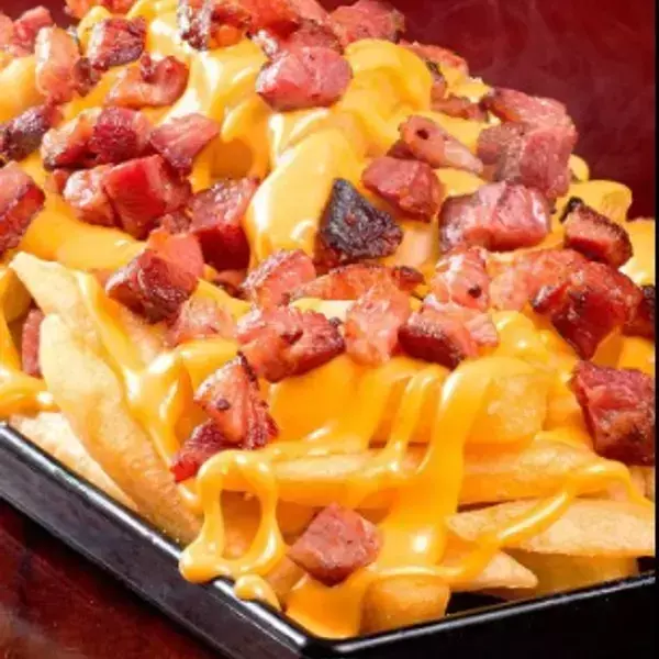 BATATA COM CHEDDAR E BACON