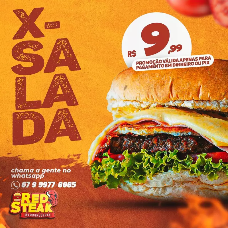 X-SALADA - PROMOÇÃO!