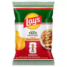 BATATA LAYS TACO MEXICANO 62G