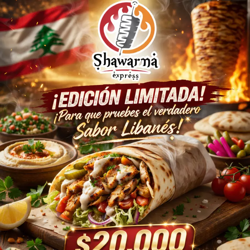 SHAWARMA 🌯EDICIÓN LIMITADA🌯
