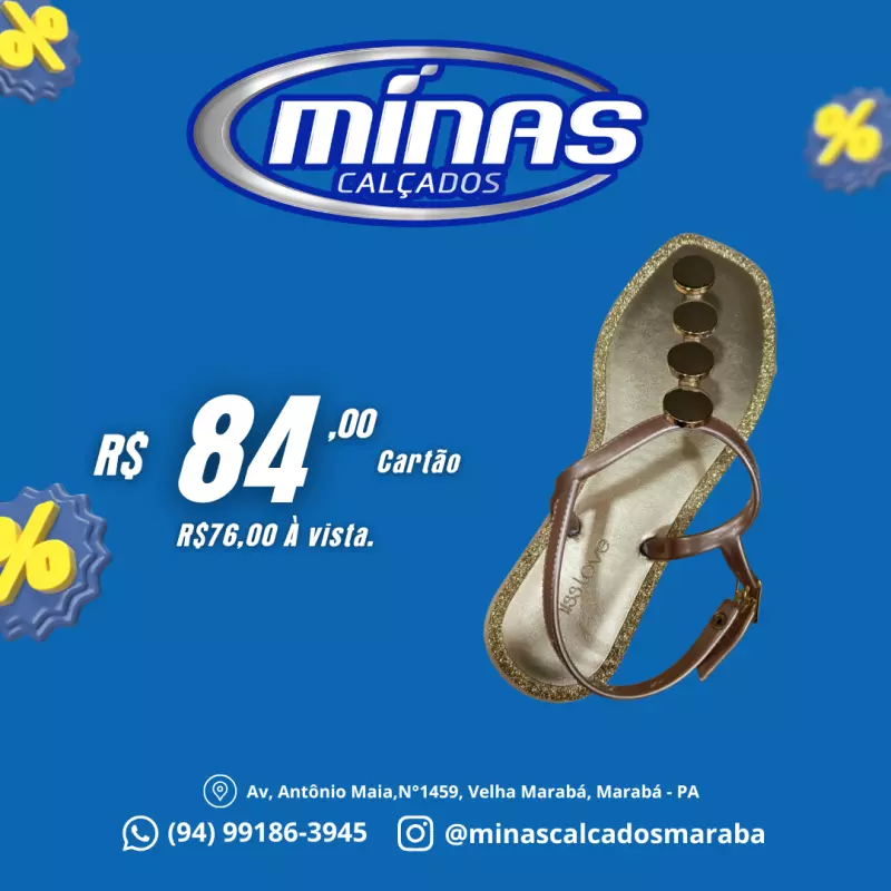 Sandália Ouro RF:SD2003