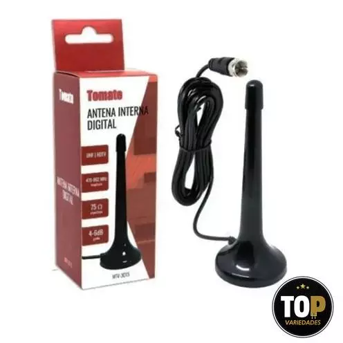 Mini Antena Digital Interna Hdtv Uhf Tomate(cópia)