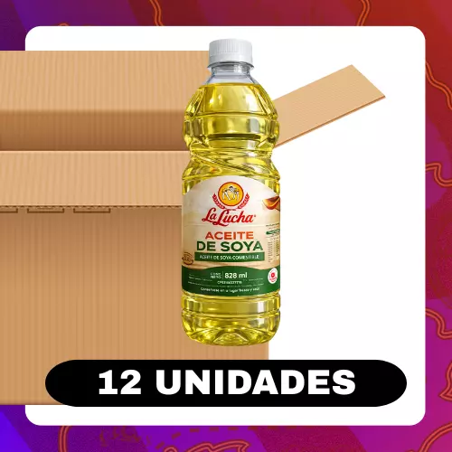 Bulto La Lucha Aceite Soya 828ml