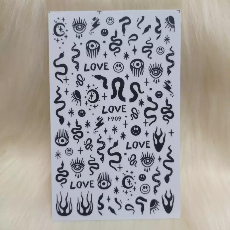 Calcomanía 3D (F909)