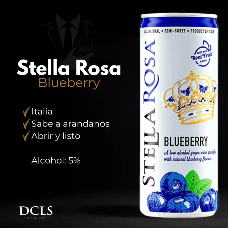 Stella Rosa Blueberry lata