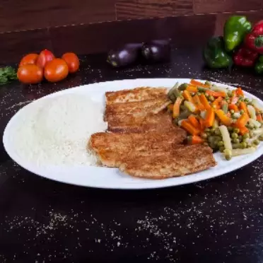 FILET DE ABADEJO COM LEGUMES