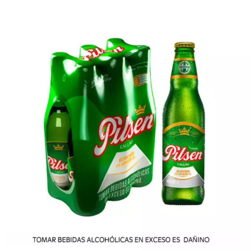 Six (6 und) Pack Botella Pilsen 305