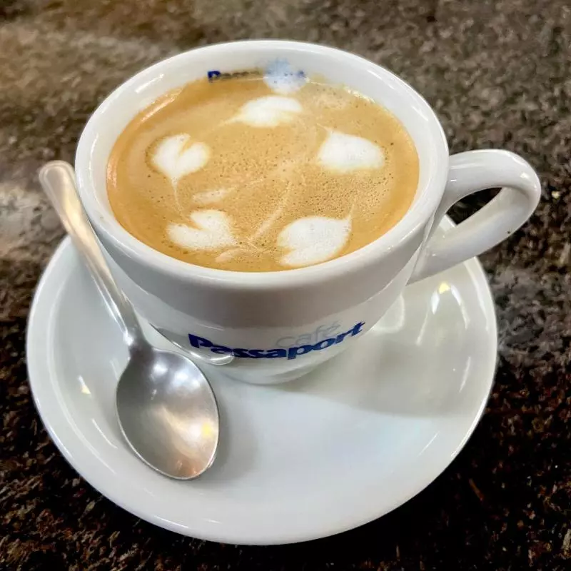 Café com leite medio