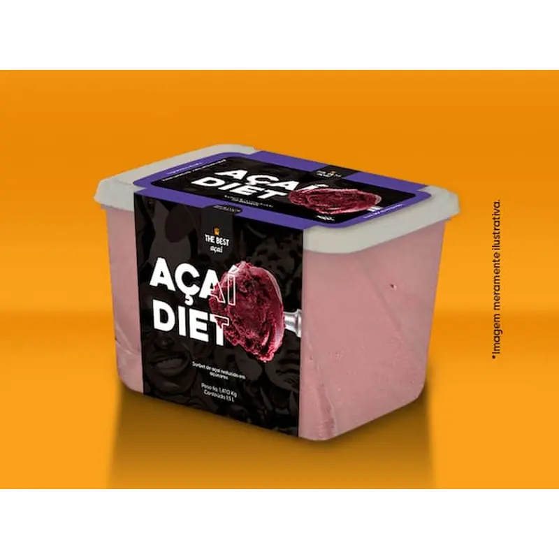 Açaí Diet - 1,5 L Pote