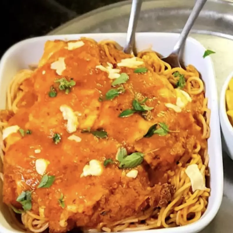 1/2 frango a parmegiana refeição