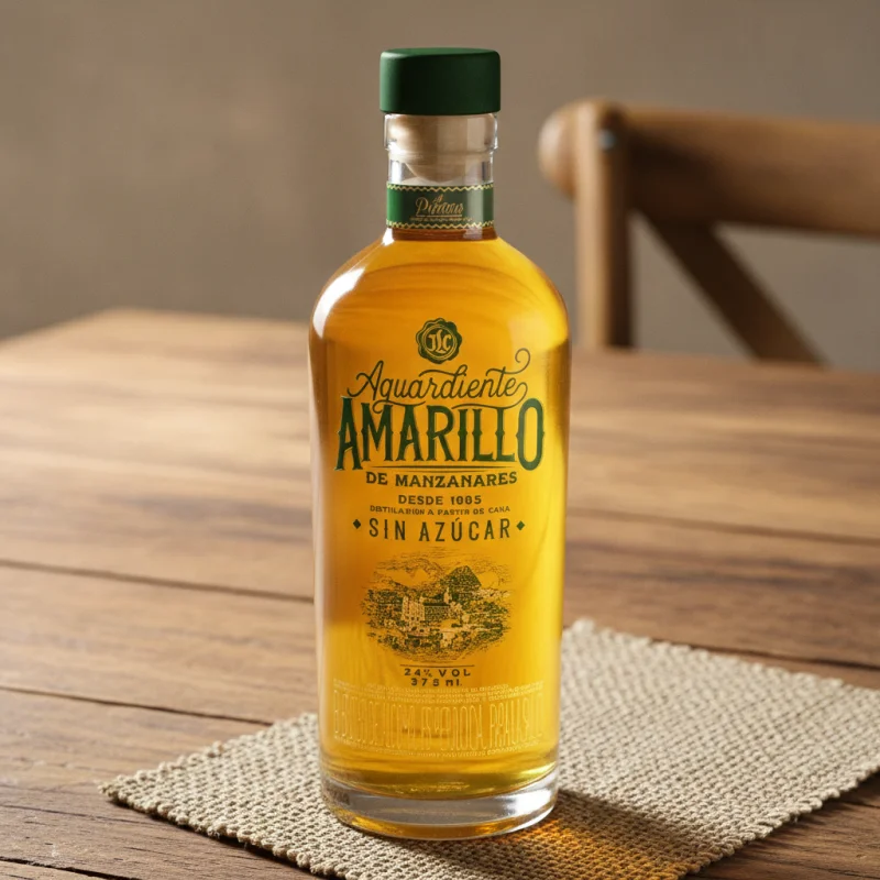 Aguardiente Amarillo Manzanares 375