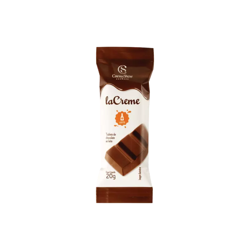 Tablete lacreme ao leite 20g