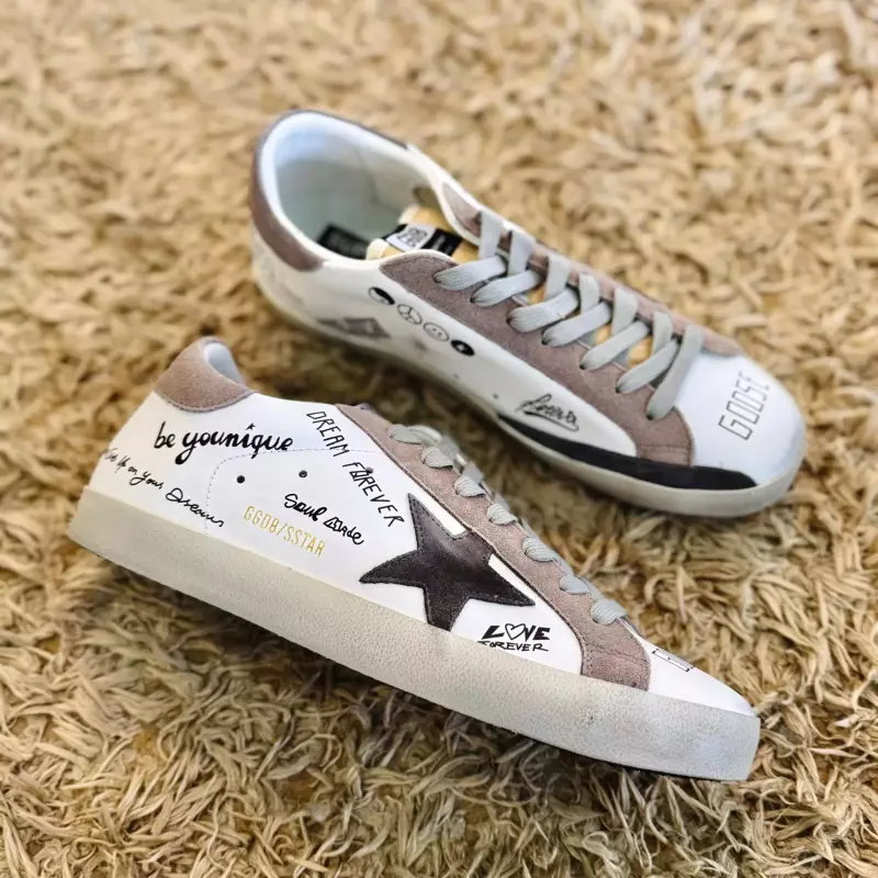 TENIS GOLDEN GOOSE GREY & BROWN