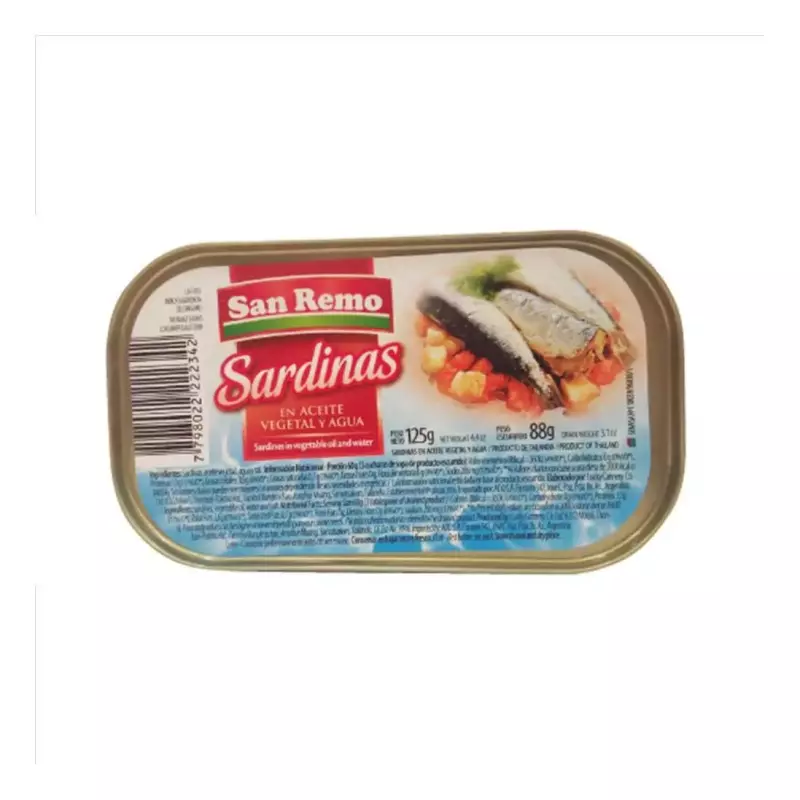 SARDINAS SAN REMO