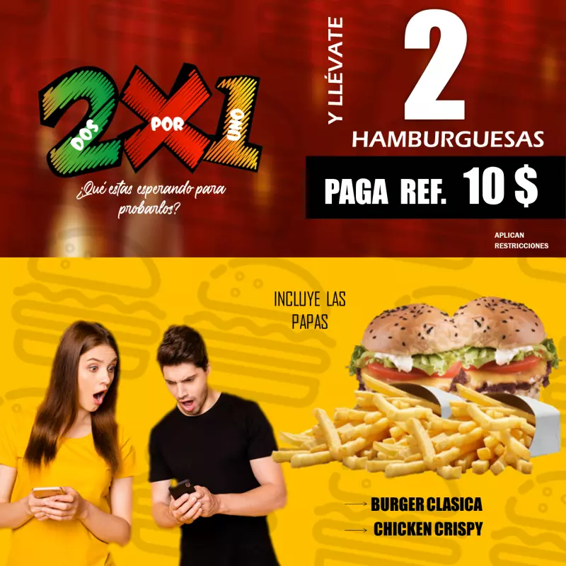 2 Hamburguesas