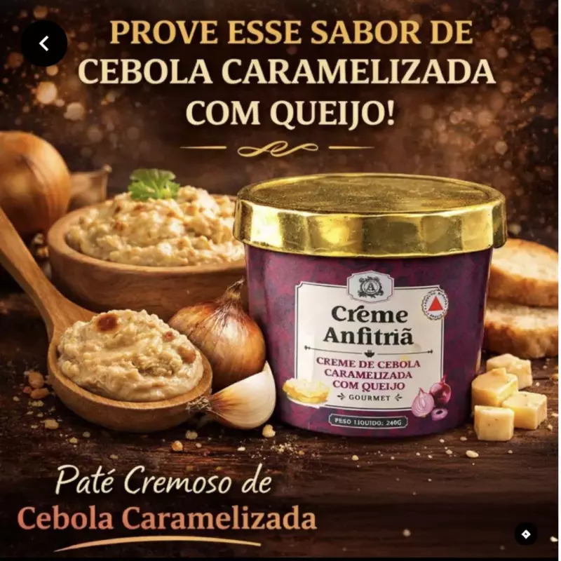 Pate Cebola Caramelizada Anfitriã