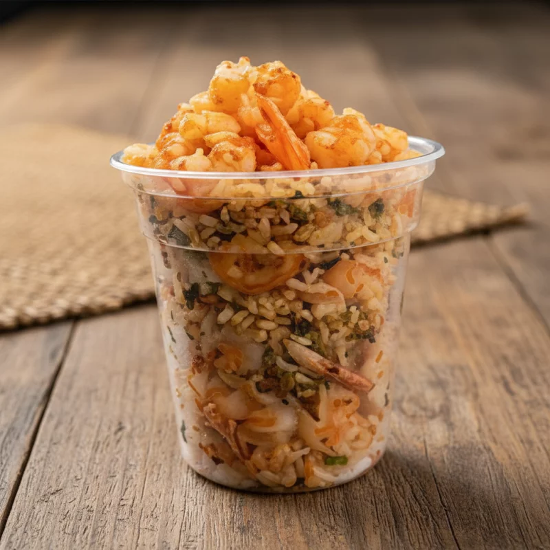 Arroz con camarones