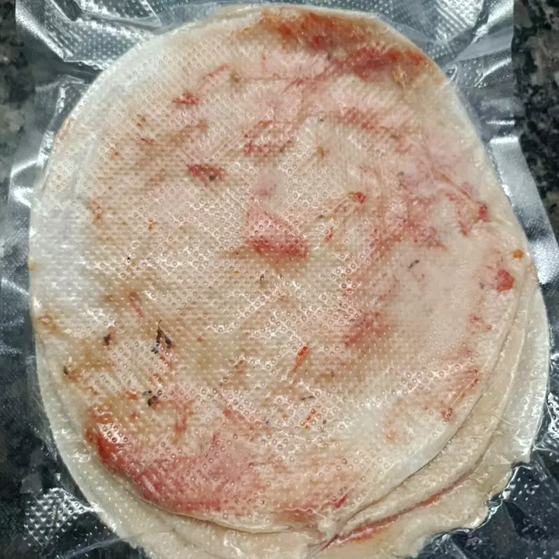 3 mini disco de pizza congelado