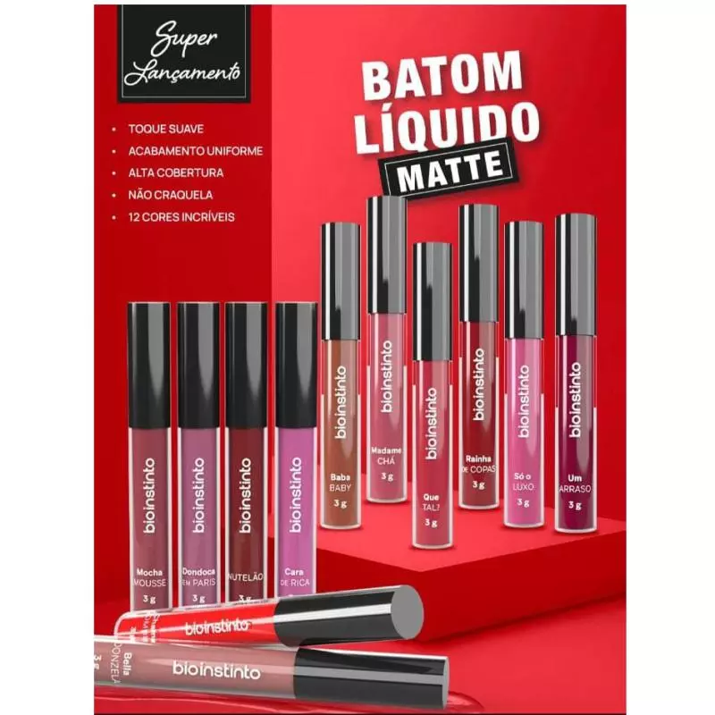 Batom líquido Mate 3g