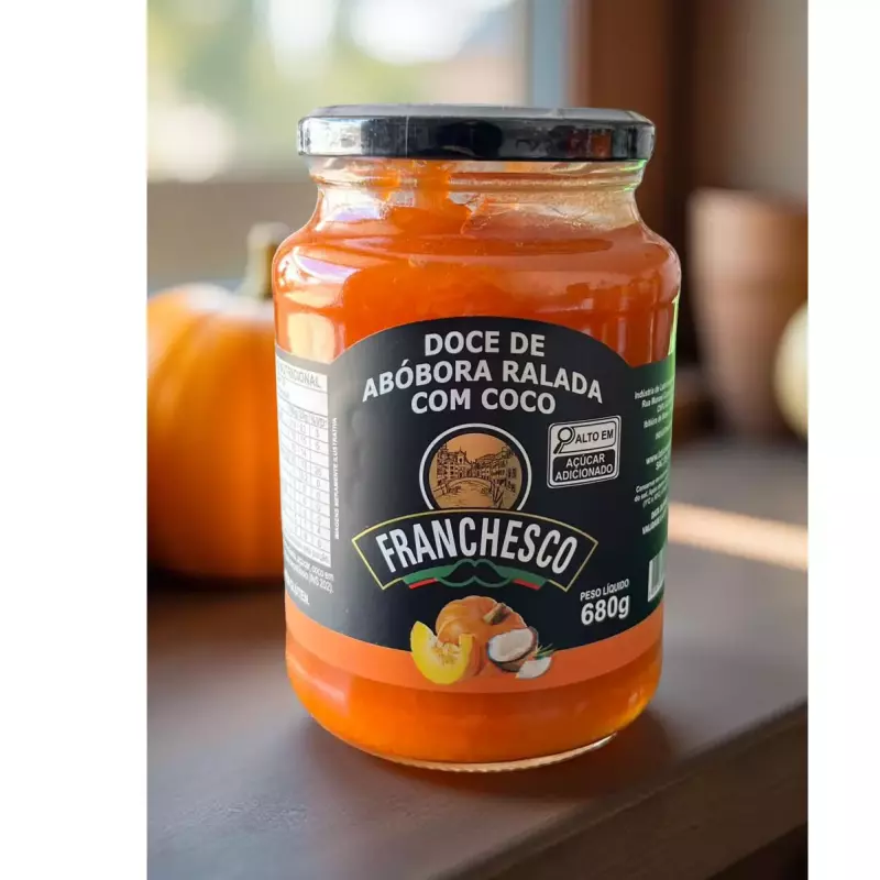 Doce de abóbora ralada com coco