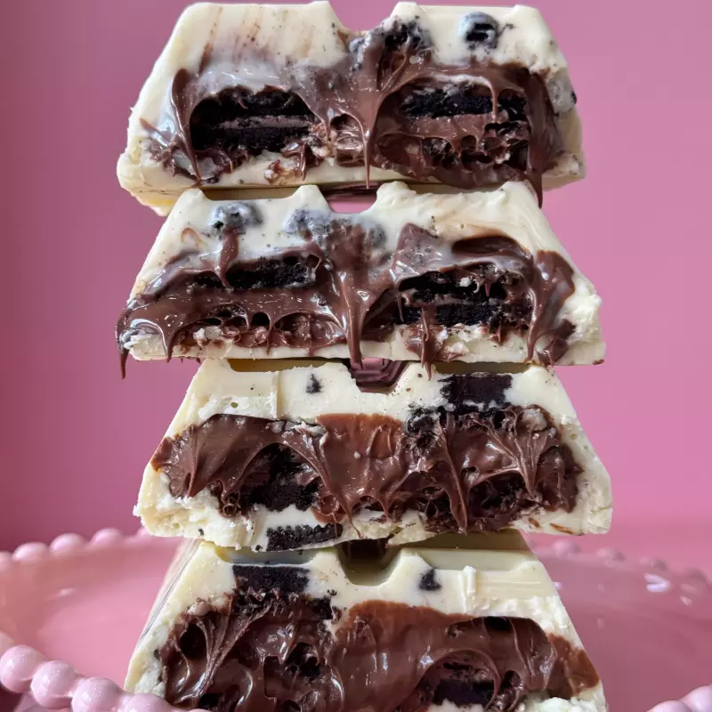 Barra oreo com nutella