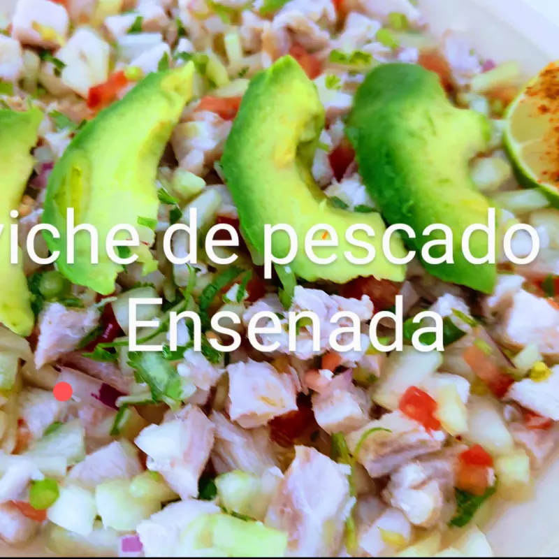 TOSTADA DE CEVICHE DE PESCADO 🐟