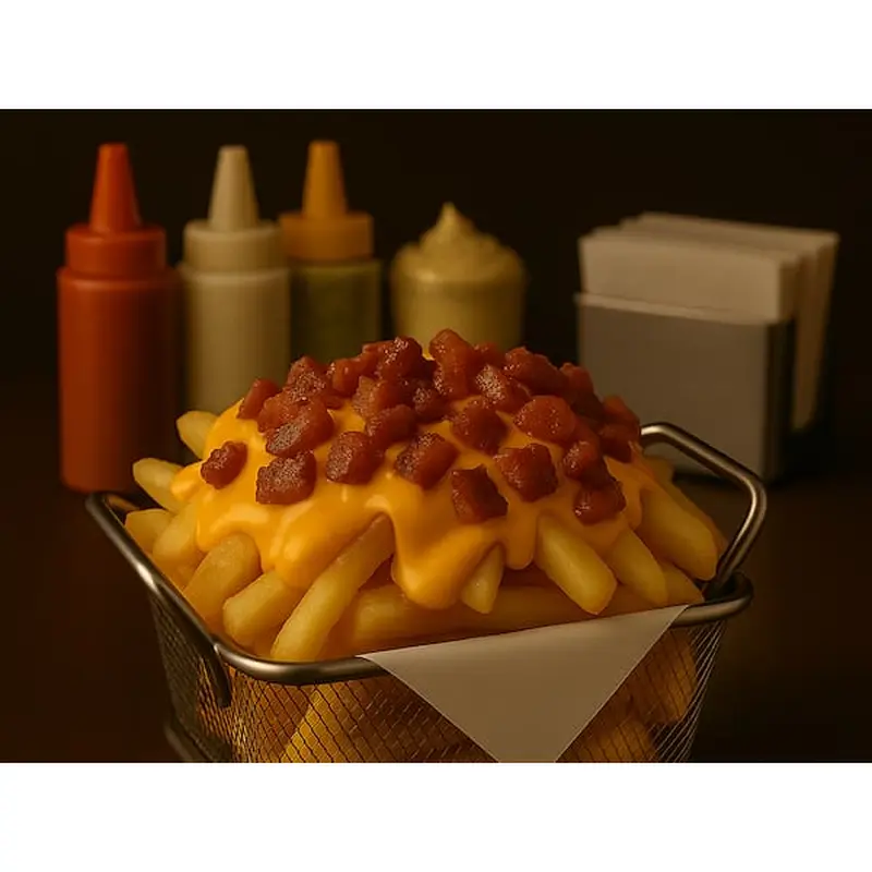 Fritas + Cheddar + Bacon