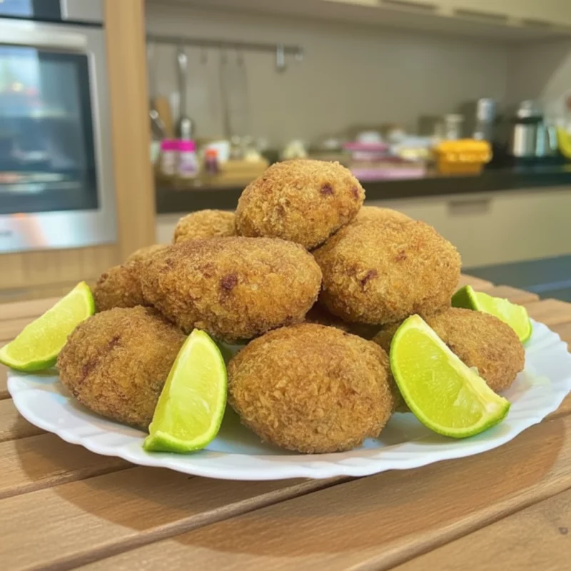 Panqueca de carne bovina com cheddar