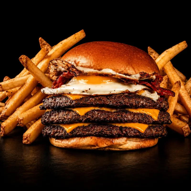 Huevarda + Papas Fritas