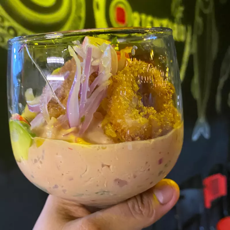 Coctel de camarones Orientaru.