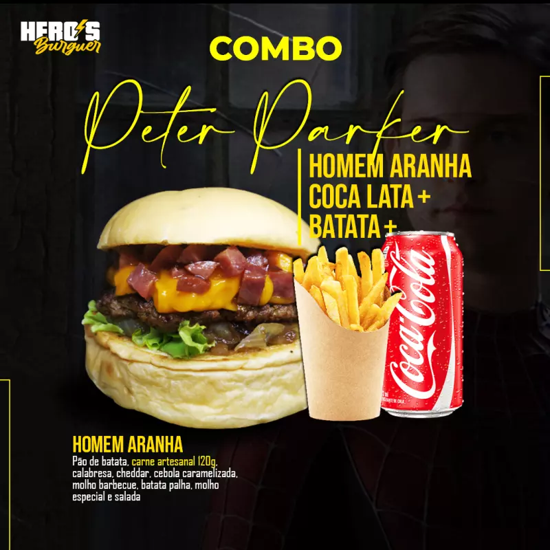COMBO PETER PARK + COCA LATA