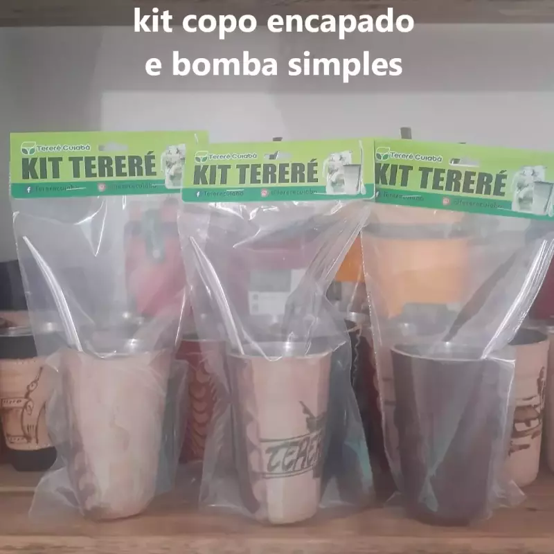 Kit Tereré com copo encapado