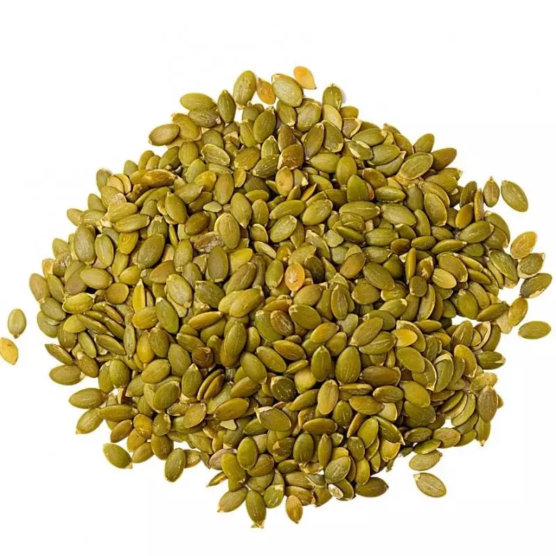 Semente de abóbora crua sem casca