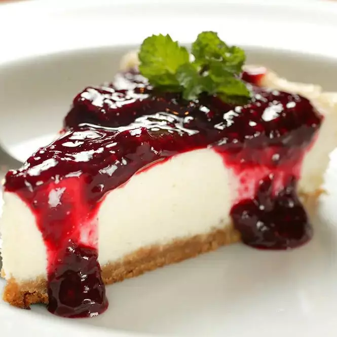 cheesecake de frutas vermelhas