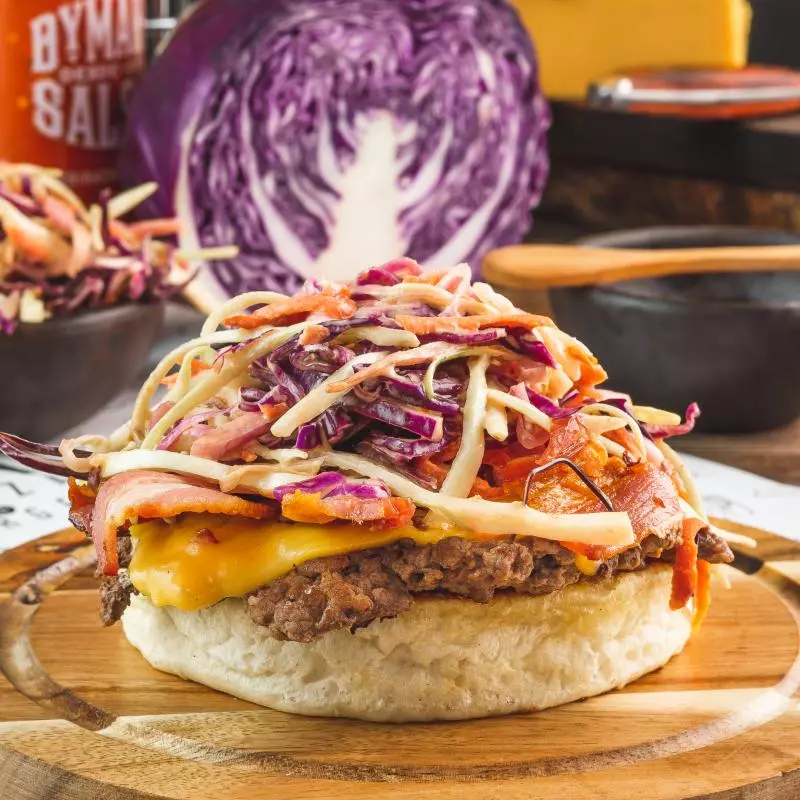 Coleslaw Burger
