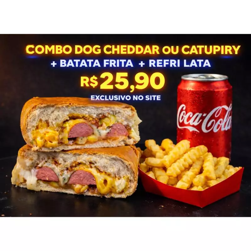 Dog + fritas + refri