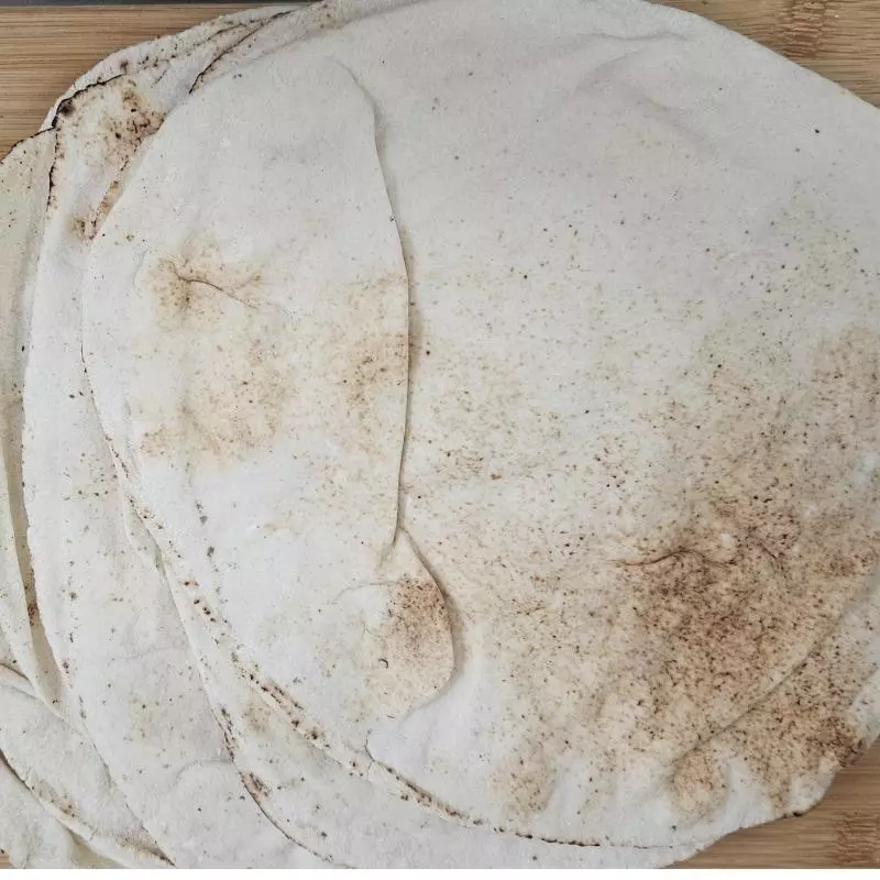 Paquete de pan pita