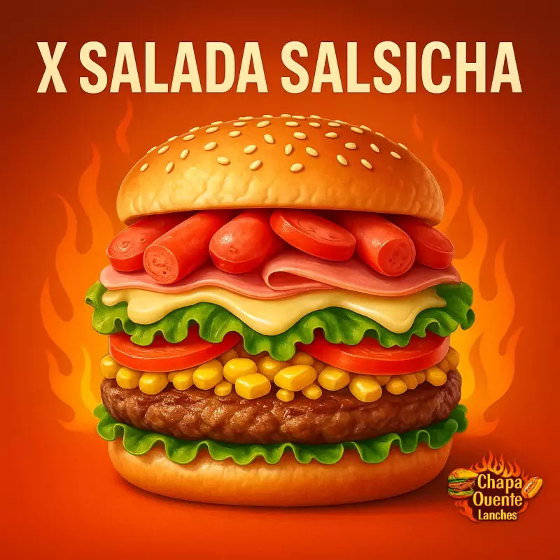 X SALADA SALSICHA
