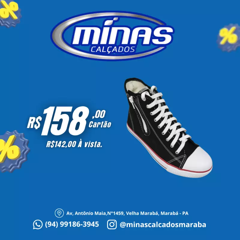 Tênis Preto RF:DI009