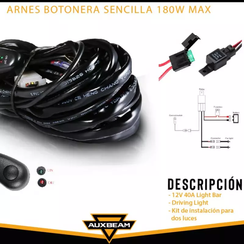 Arnés de un paso Aux Beam