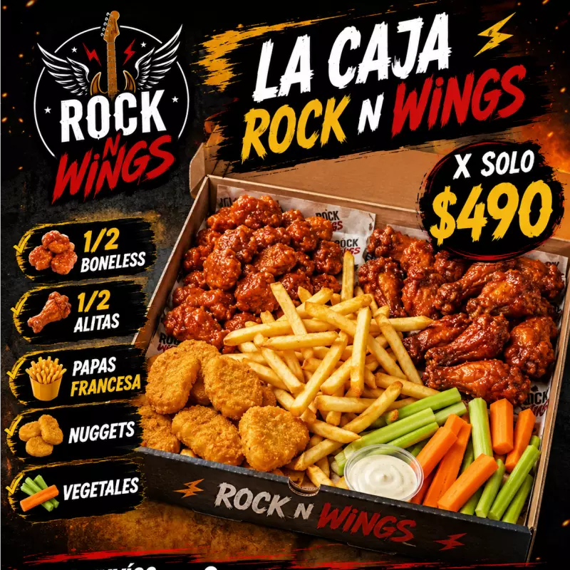 Caja rock Wings