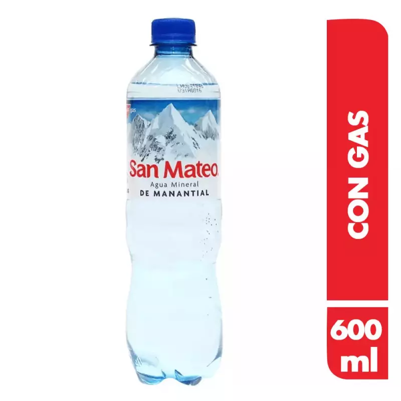 AGUA SAN MATEO CON GAS