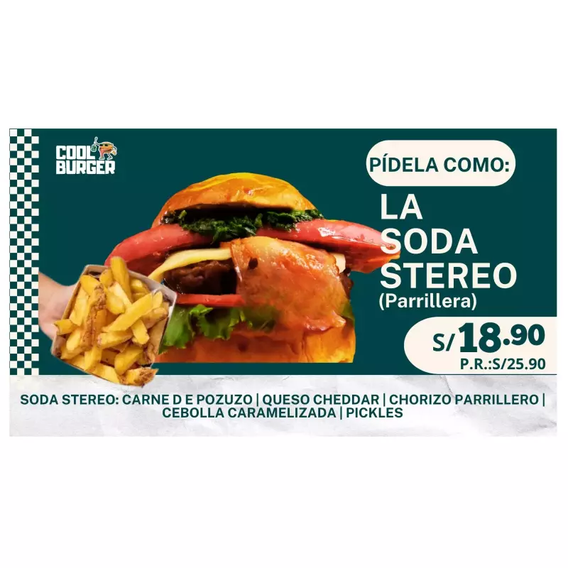 LA SODA STEREO | INCLUYE PAPAS