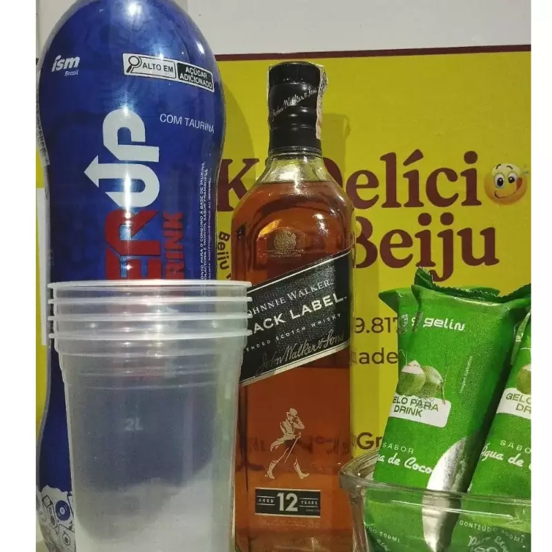 COMBO DE  RED LABEL BLACK 750ML