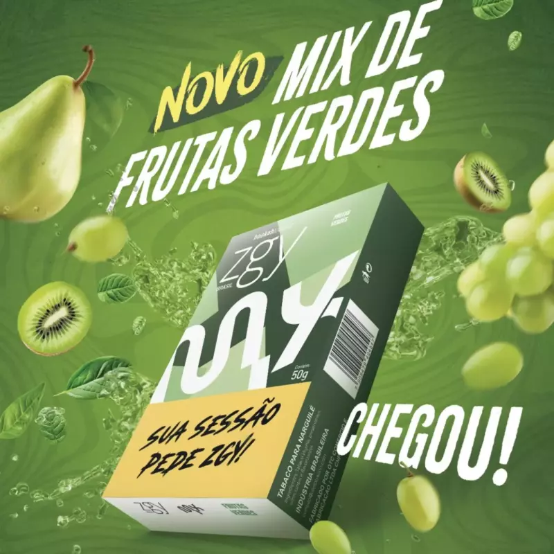 ZIGGY FRUTAS VERDES LANÇAMENTO