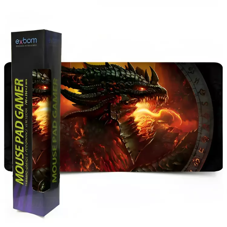 MOUSE PAD GAMER EXTRA GRANDE EXBOM