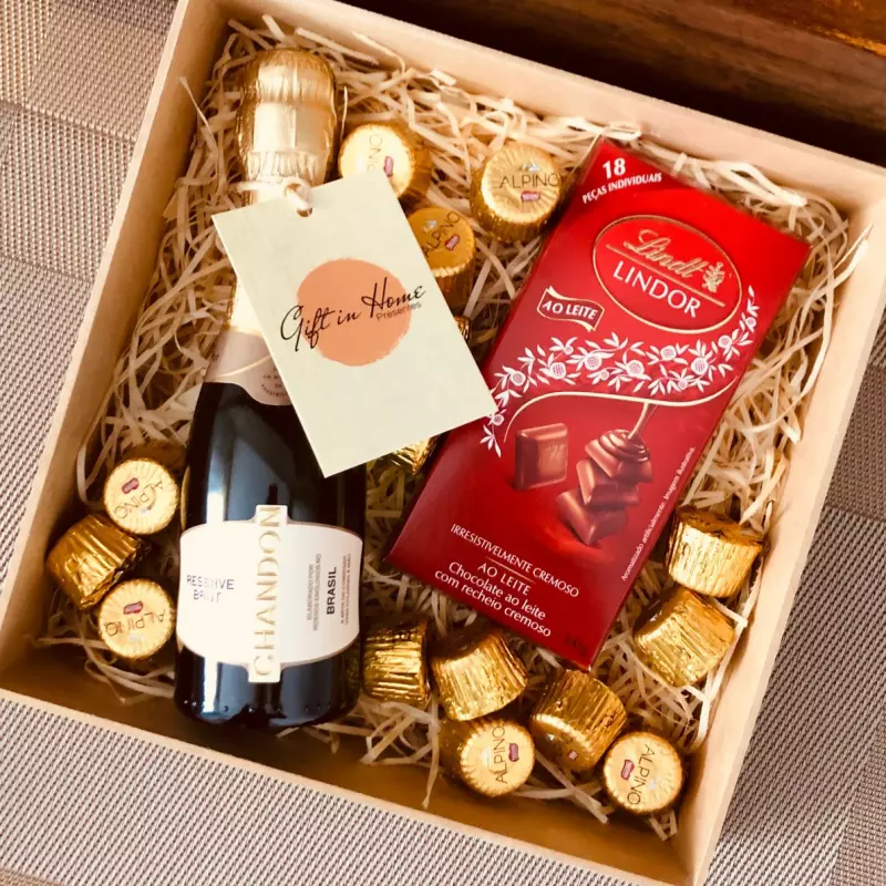 CESTA DE CHAMPANHE SWISS