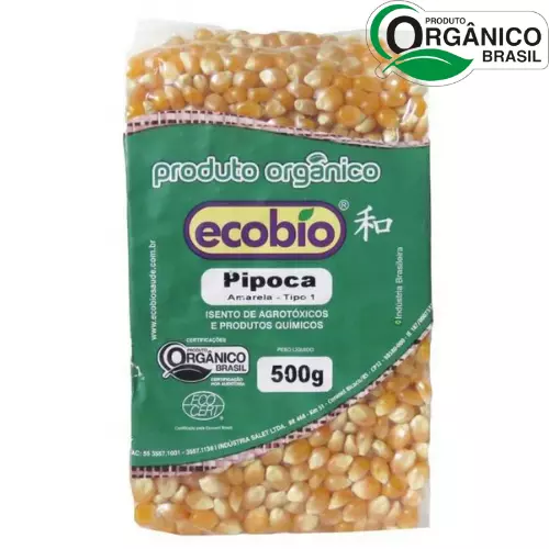 Pipoca Orgânica 500g